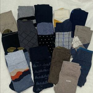 Assorted Men's Socks Collection, dress socks, gold toe, Michael Kors, etc.